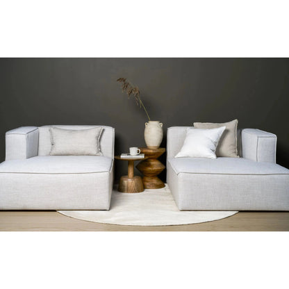 Isa, Forms & Objects, Modulsofa sjeselong høyre natur - 114x154x73 cm