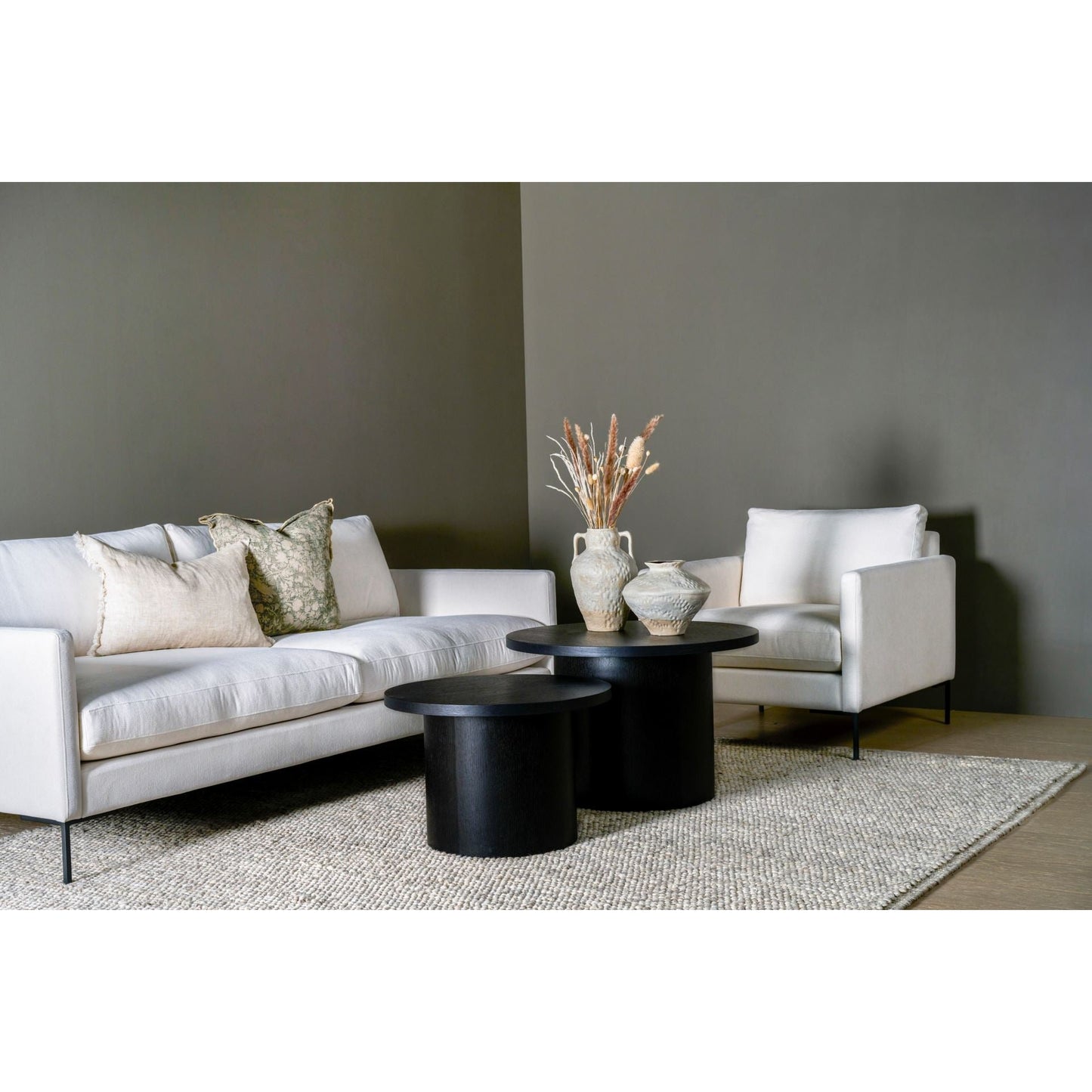Sofia 3-seter sofa, hvit, fra Kid