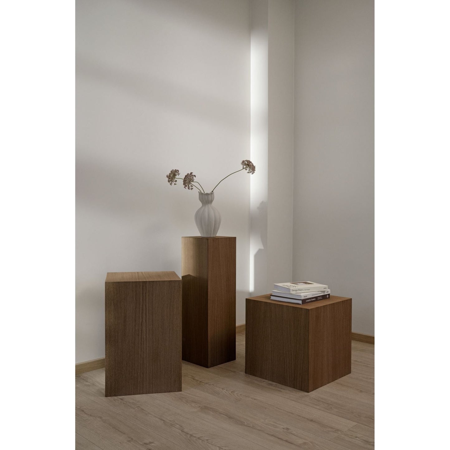 Stella Pidestall brun - 25x25x80 cm fra Kid