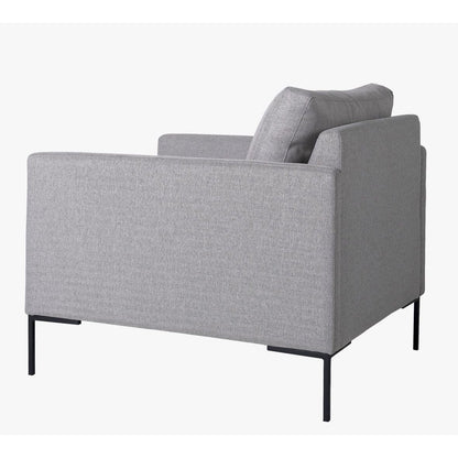 Sofia, Forms & Objects, loungestol i grå fra Kid 75x95x83