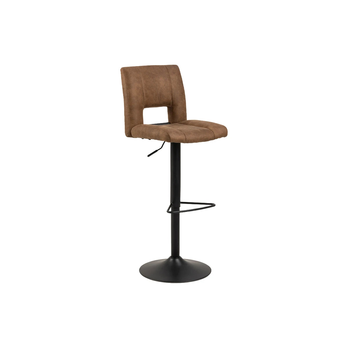 Sylvia barstol fra A-Møbler, lysebrun, B:41,5 cm, D:52 cm, H:115 cm