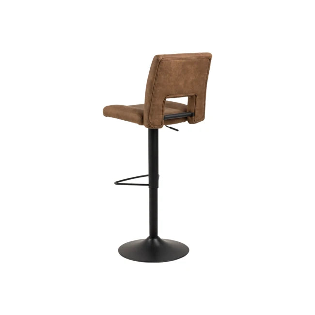 Sylvia barstol fra A-Møbler, lysebrun, B:41,5 cm, D:52 cm, H:115 cm