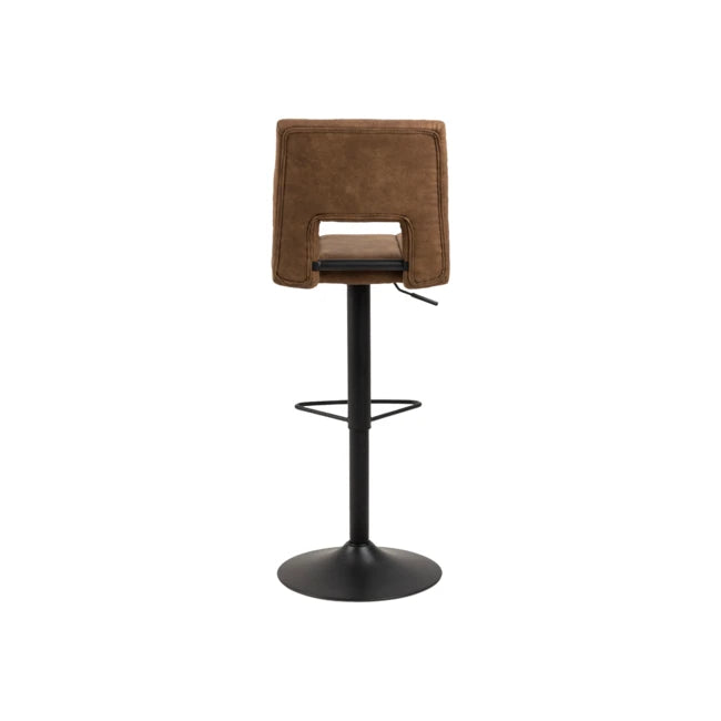 Sylvia barstol fra A-Møbler, lysebrun, B:41,5 cm, D:52 cm, H:115 cm