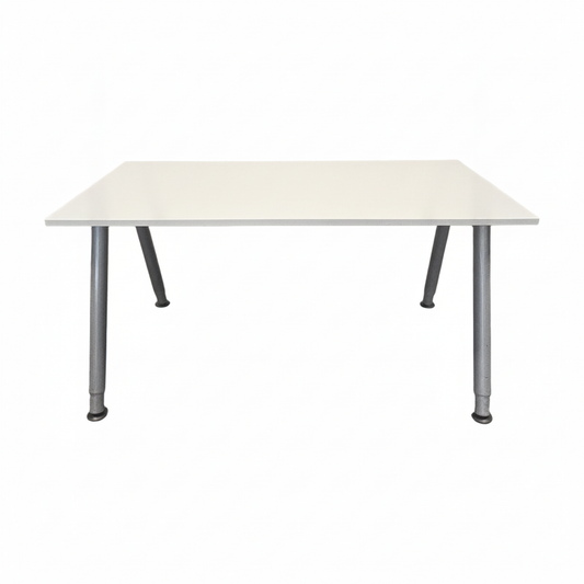 (120x60) IKEA GALANT sofabord i hvit, hvit bordplate