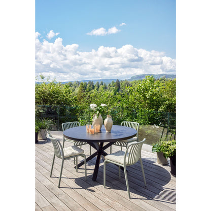 Alessandra Hagebord svart - ø140