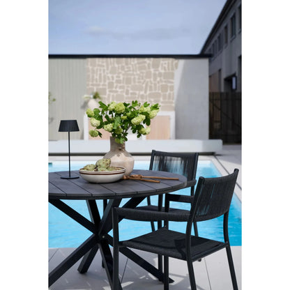 Adriana Hagebord svart - 73 cm ø110