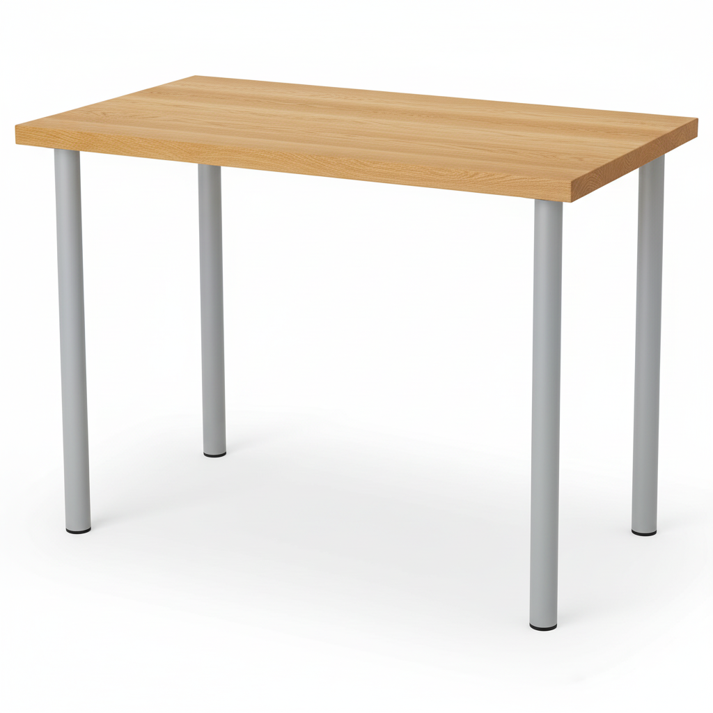 Skrivebord fra Svenheim, eikefiner, 120x80 cm