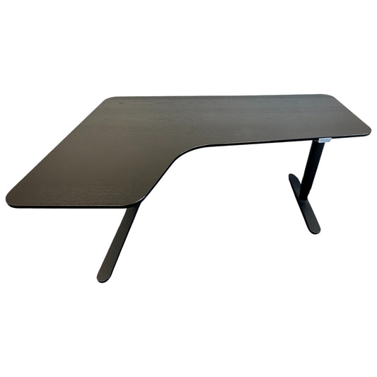 Bekant elektrisk hev/senk skrivebord fra IKEA, svart, 160x110 cm