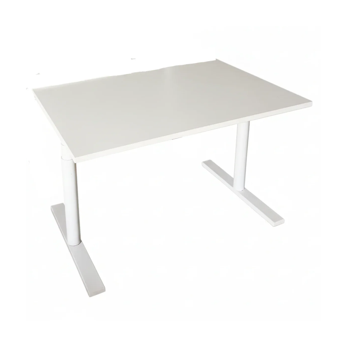 (120x80) Linak el hev/senk skrivebord i hvit
